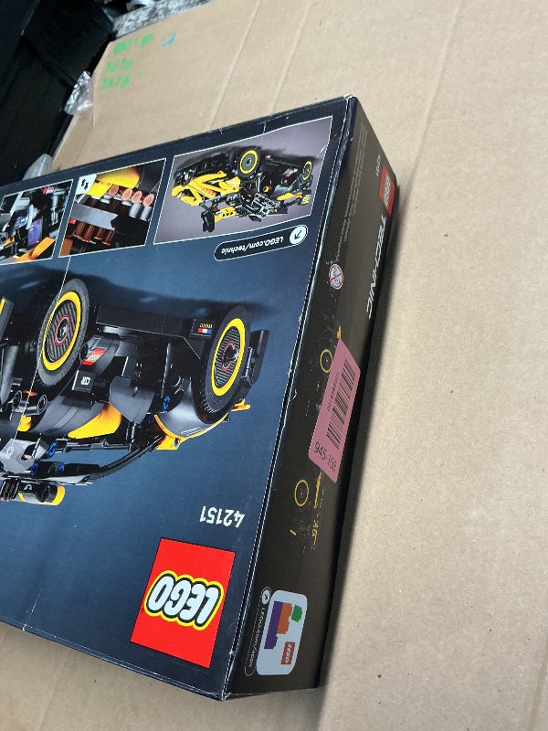 View 3 of **FACTORY SEALED**LEGO Technic Bugatti Bolide Racing Car Building Set 42151