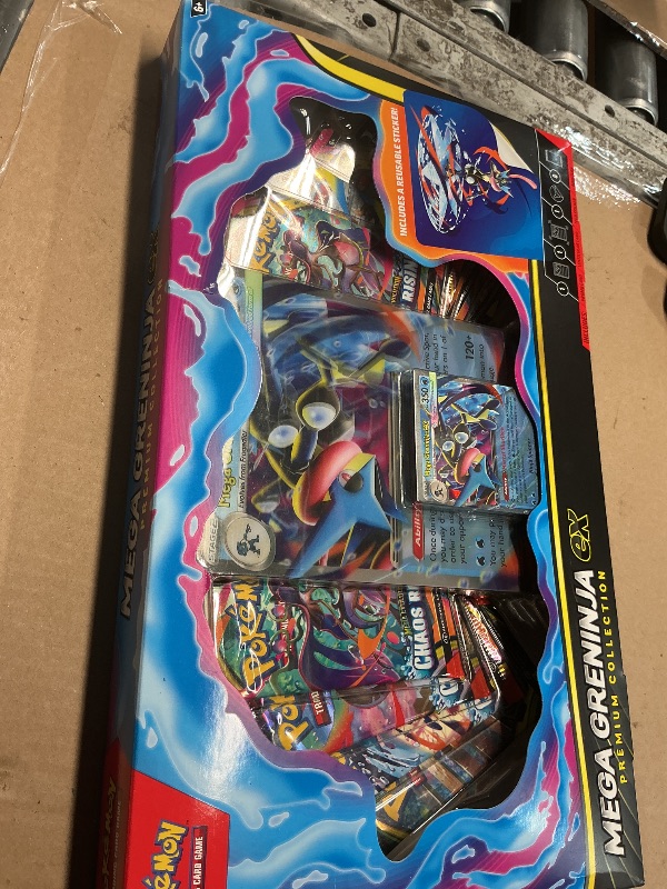 View 3 of ***FACTORY SEALED***Pokémon TCG: Mega Greninja ex Premium Collection, 8 Booster Pack