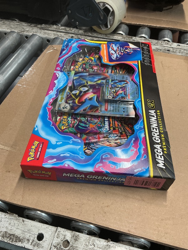 View 4 of ***FACTORY SEALED***Pokémon TCG: Mega Greninja ex Premium Collection, 8 Booster Pack
