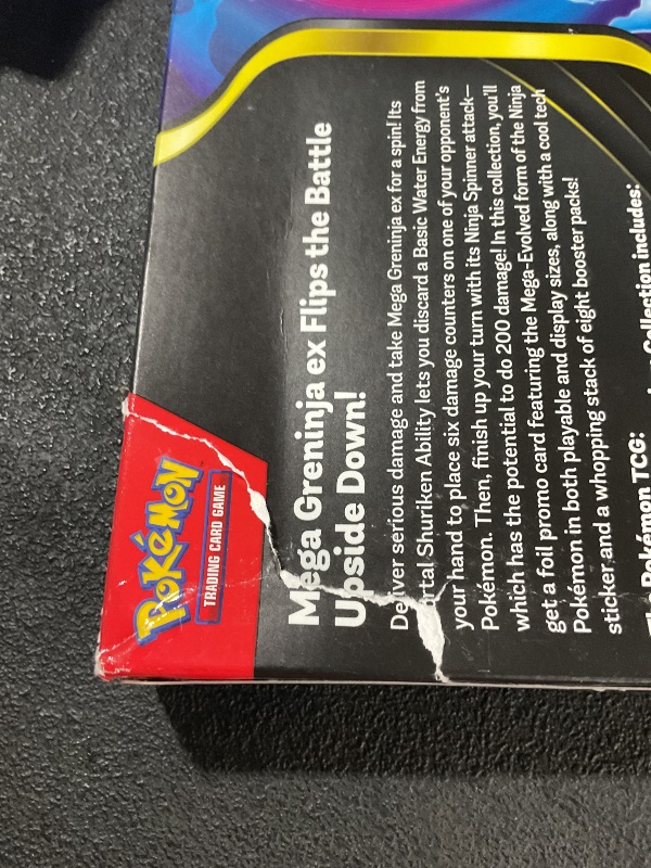 View 2 of ***FACTORY SEALED***Pokémon TCG: Mega Greninja ex Premium Collection, 8 Booster Pack