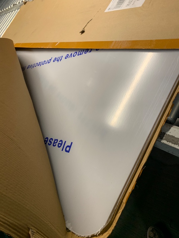 View 2 of [Upgraded Version] MuArts Crystal Clear Hard Chair Mat 54" x 32"