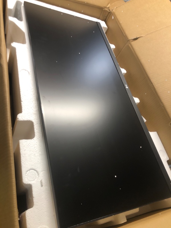 View 2 of *** MISSING POWER CORD *** 
LG 34" UltraWide FHD IPS Monitor