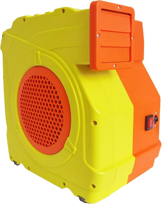 View 1 of ***RETAILS $160*** Bounce House Blower, Dual - Mode 1.5HP/2HP Commercial Air Blower with Double-Sided Fan Blade Design, Strong Wind and Great Heat Dissipation Properties for Bouncy Castle, Jump Slides, Arch, Inflatables ***STOCK IMAGE FOR SAMPLE***