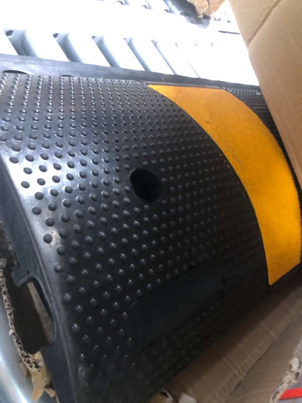 View 2 of ***STOCK PHOTO REFERENCE ONLY***
BESEA 72" Rubber Speed Bumps for Driveway 2 Pack, Heavy Duty 22000 LBS