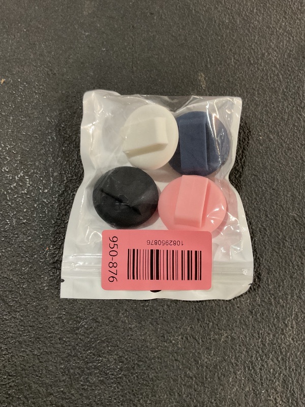 View 2 of [4 Pack] Princess Ocean Medallion Watch Adapters - Silicone Cruise Accessories Holder for Carnival Ocean Medallion (2024, 2025, 2026), Fits Watch Wristbands - Black, White, Pink, Dark Blue