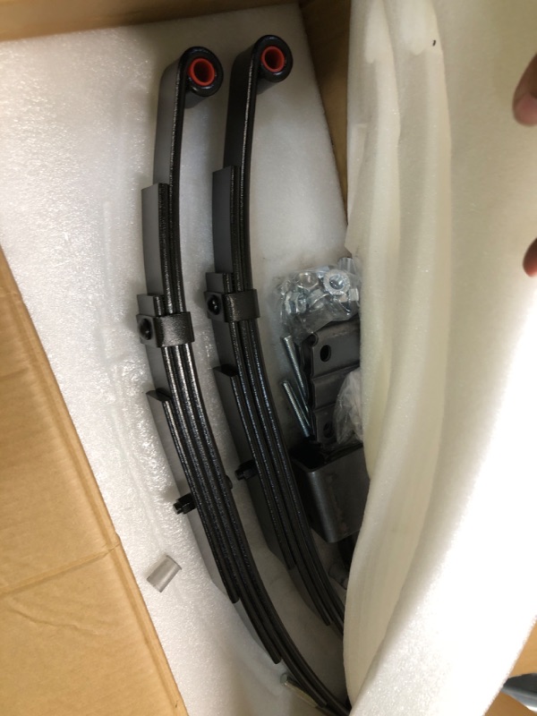 Photo 1 of ***STOCK PHOTO REFERENCE ONLY***
The Trailer Parts Outlet - 5 Leaf 25 1/4" x 1 3/4" Double Eye Springs for 6000 lb Trailer Axle, Pair of 2