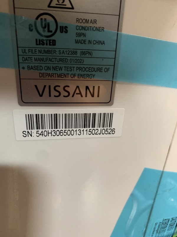 View 4 of ****STOCK PHOTO FOR REFERENCE ONLY***VISSANI Portable Air Conditioners 8,000 Btu, 3 in 1 Portable Cooling AC up to 350 Sq.Ft. with Dehumidifier, Fan, Sleep Modes, AC Unit with Remote Control & 24H Timer (Renewed)
