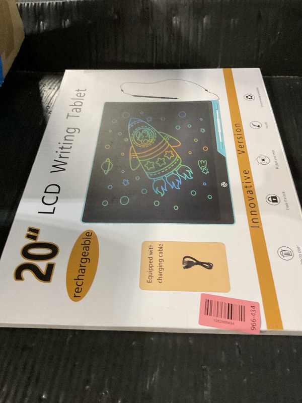 Photo 1 of [Rechargeable] 20 Inch LCD Writing Tablet for Kids, Extra-Large Drawing Tablet for Adults, Educational & Learning Toys for Boys Girls Ages 8-12 Years Old, Drawing Board for Kids Birthday Gift (Black)