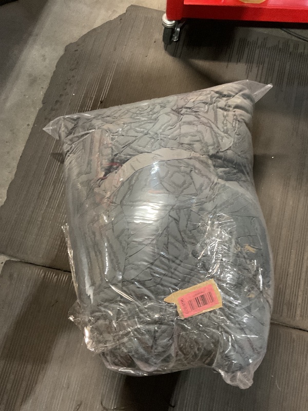 Photo 1 of ** STOCK FOR REFERENCE ONLY USED NOT AN ORIGINAL PACKAGING***
Andency Dark Grey Super King Comforter, 3 Pieces Boho Bedding Set