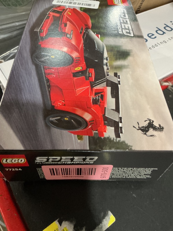 View 2 of ***MISSING PARTS***LEGO Speed Champions Ferrari SF90 XX Stradale Sports Car Building Set (77254)