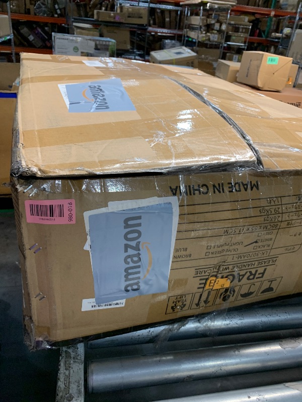 View 2 of ***FACTORY SEALED***ATMILD Big & Tall Executive Chair with Footrest - White