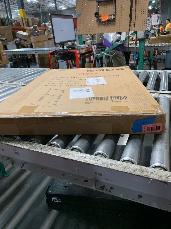 View 2 of ***FACTORY SEALED***YIYO Sign holder floor stand, sign holder stand heavy Duty Pedestal poster stand for display,18×24 inch slide-in double sided poster sign holder floor standing Display Advertising (18×24)