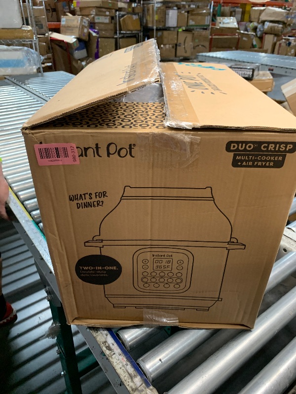View 2 of ***MINOR DAMAGE***Instant Pot Duo Crisp 8 Qt Air Fryer + Pressure Cooker