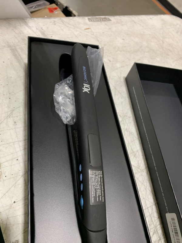 Photo 1 of Bio Ionic 10X Styling Iron Hair Straightener with 1" Sonic Vibrating Plates