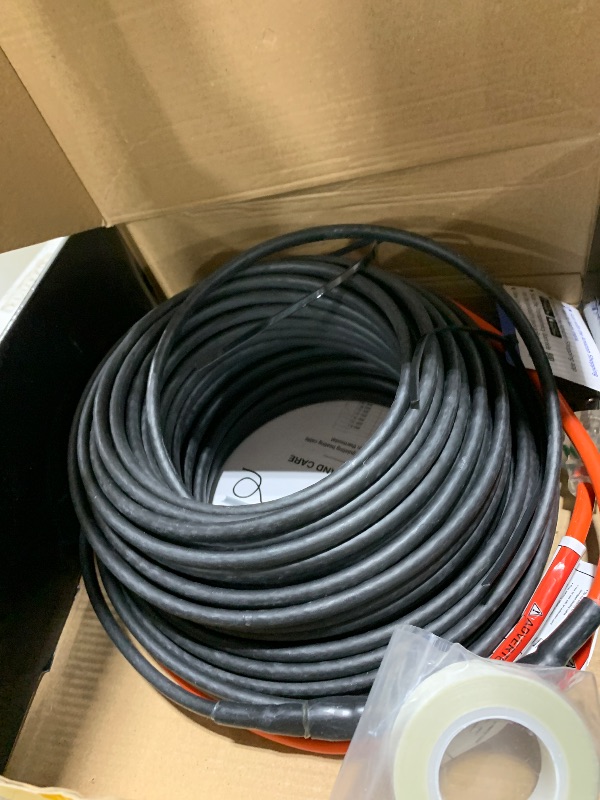 Photo 1 of HEATIT 100ft Self-Regulating Pipe Heat Cable with Thermostat