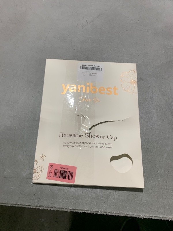 Photo 1 of YANIBEST Satin Lined Shower Cap