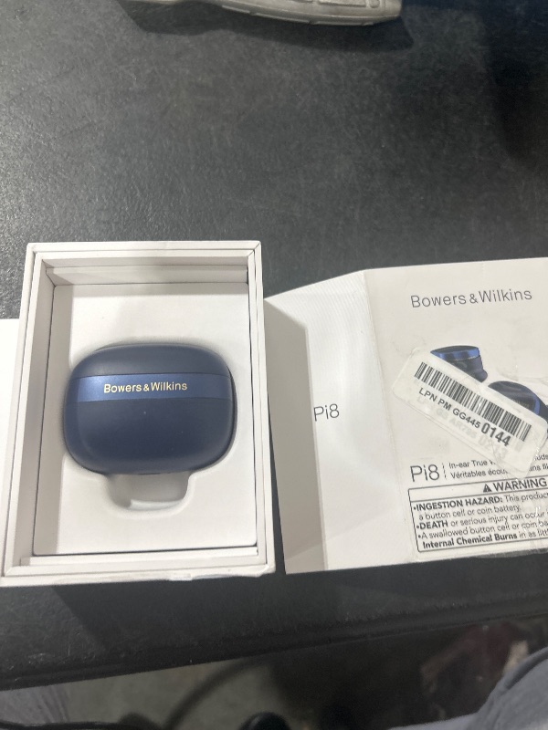 View 2 of Bowers & Wilkins Pi8 Wireless Earbuds - Midnight Blue