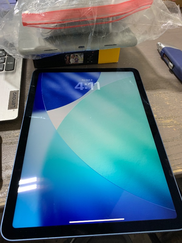 View 4 of Apple iPad Air (5th Gen) 256GB Blue Wi-Fi