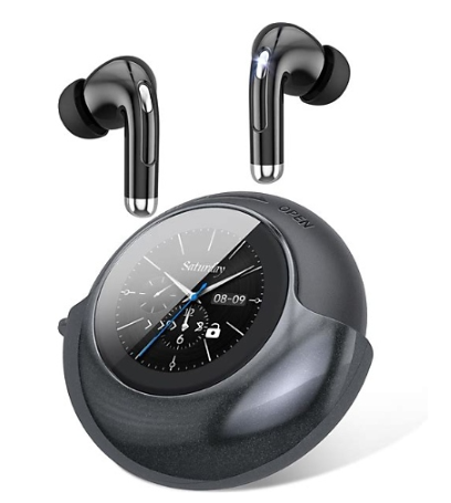 Photo 1 of TRAUSI Wireless JIU Earbuds With 180° Rotating Case - Bluetooth 5.4