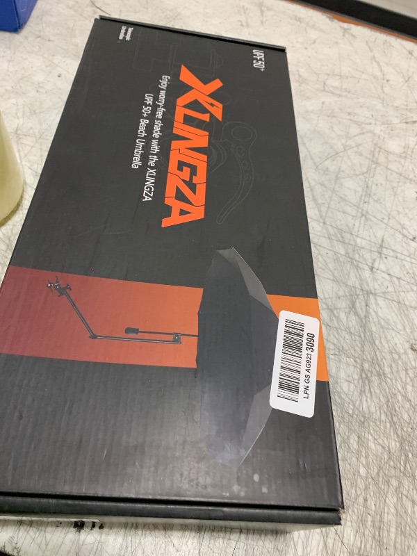 Photo 1 of XLINGZA UPF 50+ Beach Umbrella with Clamp