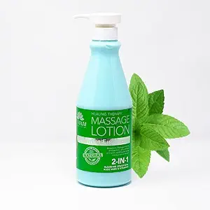 Photo 1 of La Palm "Spearmint Eucalyptus" Healing Therapy Massage Lotion - 8oz