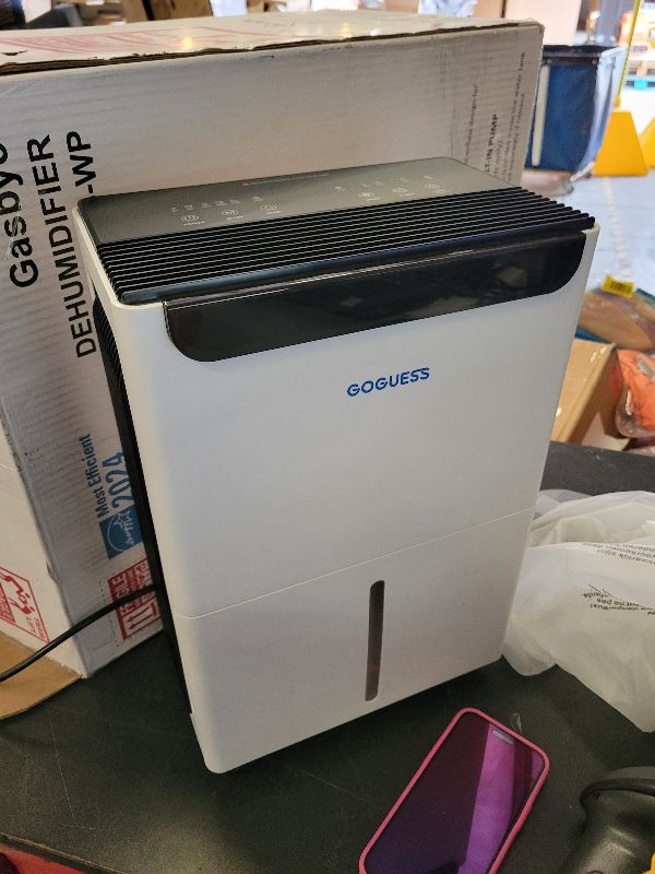 Photo 1 of 1600 Sq.ft Dehumidifier for Basement - 21 Pints, Drain Hose & Humidity Control Large Room Dehumidifiers for Home, RV, Bathroom, Bedroom - 3 Modes & 24H Timer White