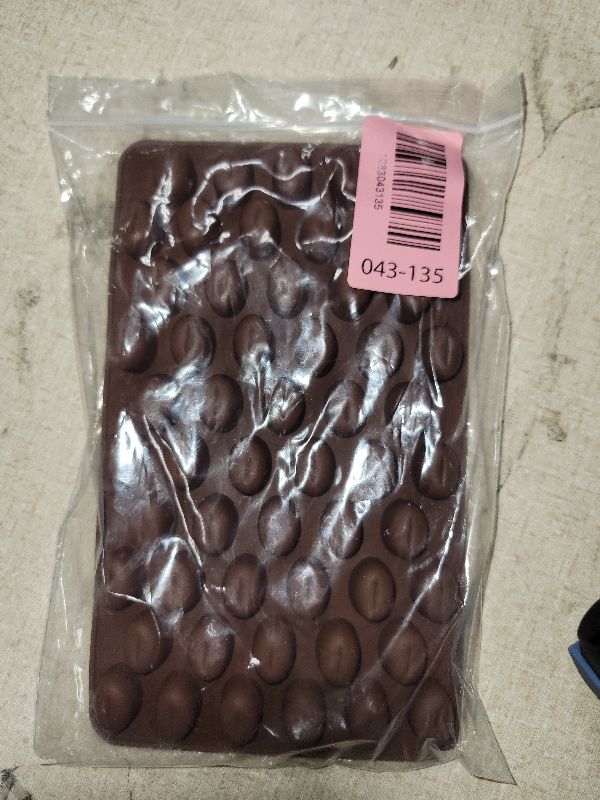 Photo 1 of 2 Pack, Cute Coffee Bean Shaped Silicone Chocolate Candy Cake Mold