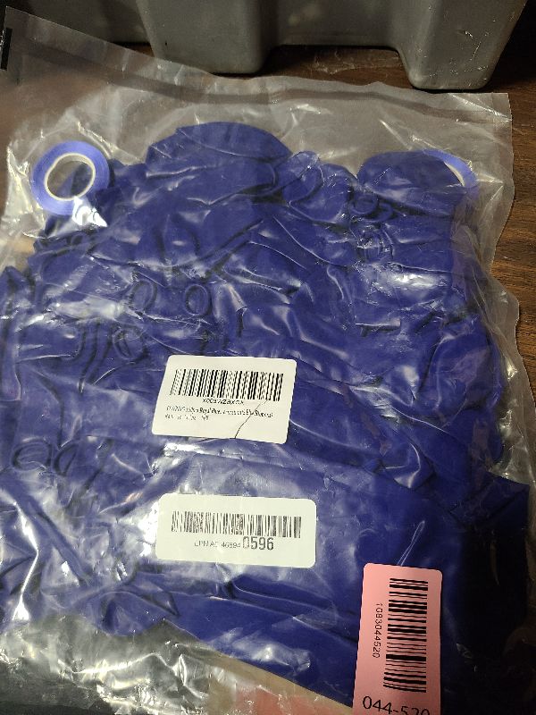 Photo 1 of 150pcs Royal Blue Balloons Different Sizes Pack, 18 12 10 5 Inch Party Balloon Garland Arch Kit Birthday Baby Shower Graduation Baseball Nautical Party Decorations(With 2 Ribbons)
