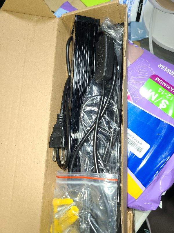 Photo 1 of 2 Pack 42W LED Black Light Bar, Blacklight with 6FT Cord+Switch+Plug, Glow in The Dark Black Lights Party Supplies for Halloween Decorations, Fluorescent Poster, Body Paint, Classroom, Bedroom