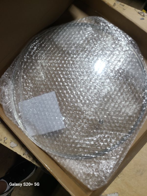 Photo 1 of 14 Inch Pan Lid, 14'' Frying Pan Lids, Tempered Glass Cast Iron Lid for Skillets, Fry Pan, Wok Pot (14 inch)