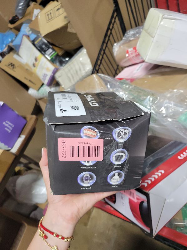 Photo 1 of ??%??? Ultrasonic Retainer Cleaner Machine: Dental Cleaning Pod for Denture/Mouth Guard/Aligner/Night Guard/Braces/Toothbrush Heads/Jewelry - 45kHz Retainer Cleaner with Digital Timer & 200ML