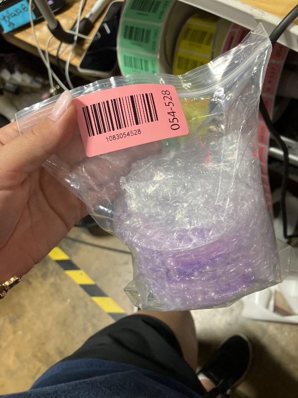 Photo 1 of 10M ArtificialBead Pearl Ribbon Chiffon Ribbon and Organza Lace Trims for Wedding Flower Christmas Tree Decoration Sewing Craft Packaging (Purple)