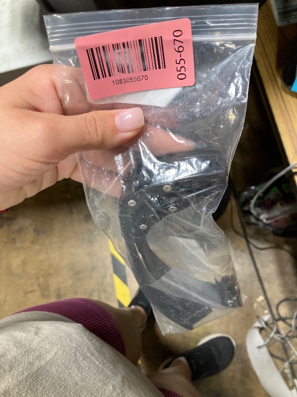Photo 1 of 2 Pieces Replacements Inline Roller Skating Shoes, Replacement Strap Inline Skates, Energy Strap with Screws Nuts Skates Buckles Accessory Part