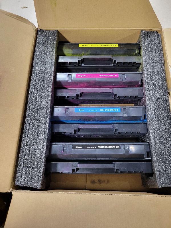 Photo 1 of 218X Toner Cartridge 4-Pack Compatible for HP Pro MFP 3301 3201 Series