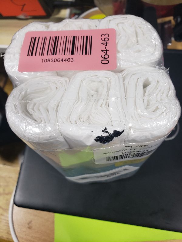Photo 1 of 120 Counts 1.6 Gallon Mini Drawstring Trash Bags, Small Garbage Bags by KSSKSS, Code a fit 4.5-8 Liter, 1.2-2 Gal, White Trash Bin Liners for Home Office Kitchen Bathroom Bedroom