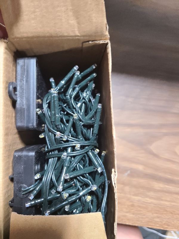 Photo 1 of 2 Pack Solar Christmas String Lights Outdoor, Christmas Tree Lights