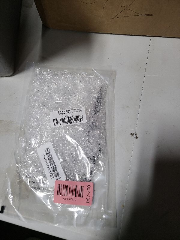 Photo 1 of 2000 PCS Clear Elastic Mini Ponytail Rubbers Ties, Soft Non-Slip Small Hair Accessories for Girls, with 2 PCS Topsy Tail Tools