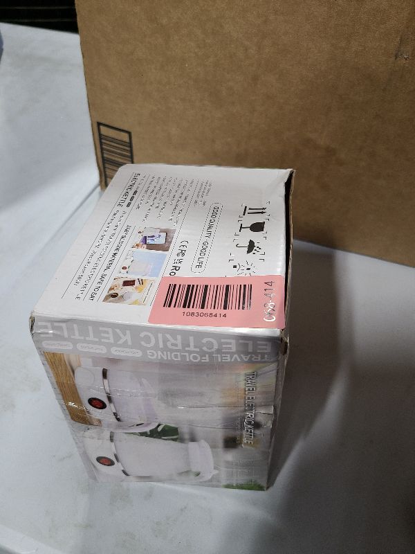 Photo 1 of 0.6L Small Travel Foldable Electric Kettle Collapsible Coffee Tea Kettle