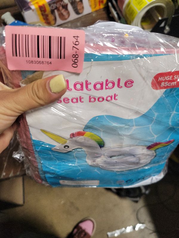 Photo 1 of 2 Pack Inflatable Unicorn Flamingo Pool Floats for Kids, Toddler Pool Float Fun Swimming Toys Party Decorations Pool Float for Kids Boys Girls,Summer Beach Water Toys
