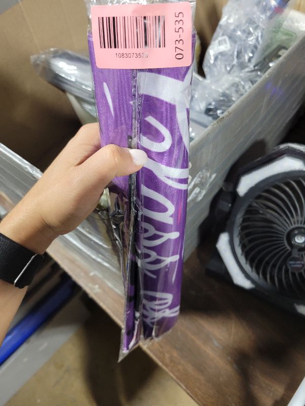 Photo 1 of 2026 Graduation Decorations, Graduation Banner Class of 2026, Hanging Congratulations/Congrats Grad Banner for Door and Porch, Party Decor - Purple