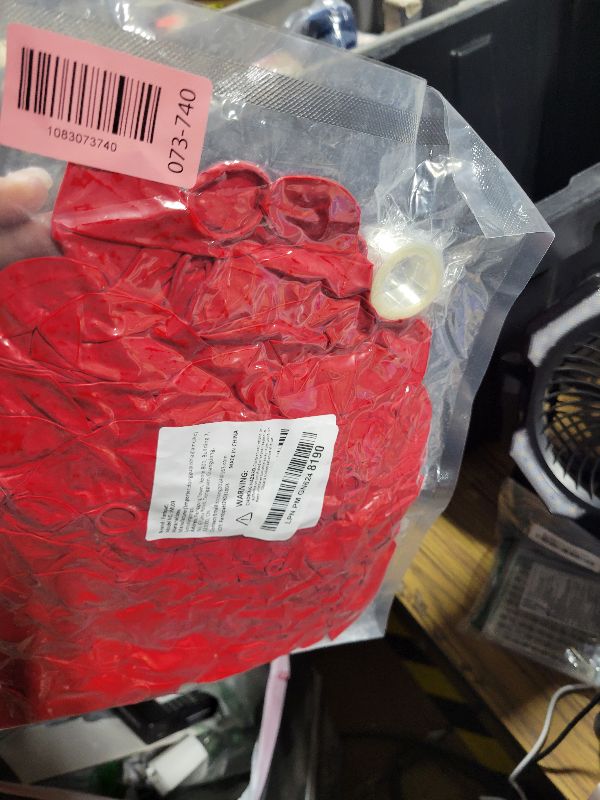 Photo 1 of 154 PCS of Red Balloons in Different Sizes (18, 12, 10, And 5 Inches) for Garland and Arches, Premium Latex Balloons for Wedding, Anniversary, Bachelorette, Casino, Cherry, Birthday Party Decorations