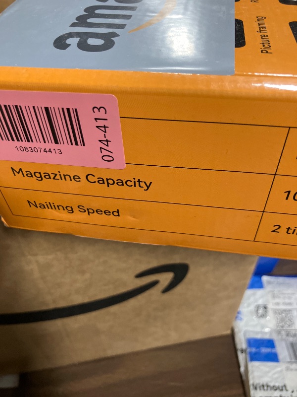 Photo 1 of 18GA Brad Nailer Compatible with Dewalt 20V Battery, 2 in 1 Cordless Nail Gun/Staples Gun with Depth Adjustment, Electric Nailer with 1000 Nails & Staples for Home Improvement, DIY(No Battery)