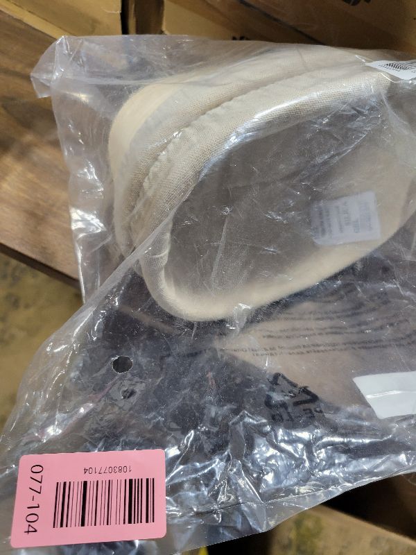 Photo 1 of 2 PCS 8 inch Oval Long Banneton Brotform Bread Dough Proofing Rising Rattan Basket & Liner for Professional & Home Bakers