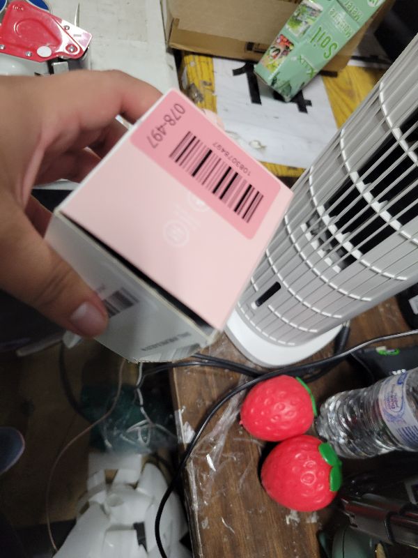 Photo 1 of 1666 Portable Clip On Mini Fan for Shirt & Waist, Wearable Bladeless Personal Fan, USB C Rechargeable, 3 Speed Quiet Small Travel Fan for Outdoor Office Concert