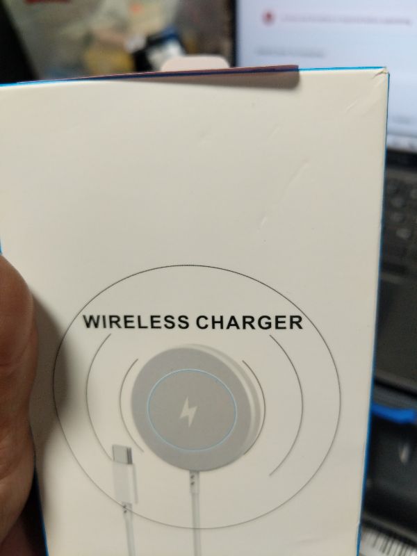 Photo 1 of [Apple MFi Certified]Magnetic Wireless iPhone Charger Magsafe Charger,6FT 15W Fast Phone Charging Pad Wireless Magnetic Charge for iPhone 17/17Air/16 Pro Max/16 Plus/15 Pro Max/14/13/12/AirPods3/2/Pro