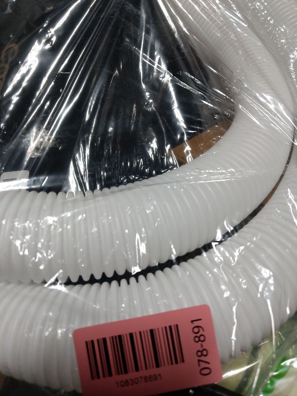 Photo 1 of 1.5” x 41” Pool Pump Replacement Hose, 2-Pack Above-Ground Pool Hoses with 4 Stainless Steel Clamps, Compatible with Intex, Coleman, Summer Waves Pool Pumps & Filters (2 PACK White)