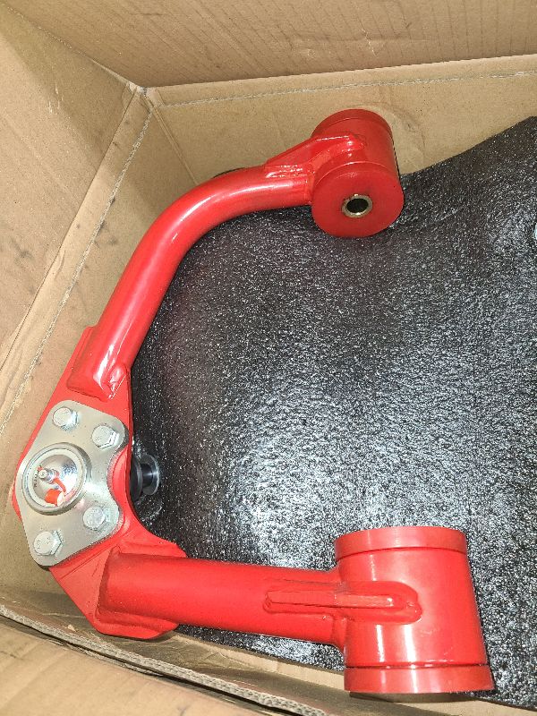 Photo 1 of 1–4" Lift Front Upper Control Arms for 2004–2020 Ford F150, 2006-2022 Ford Expedition,2006-2022 Lincoln Navigator, Heavy Duty Suspension Arms with Pre-Installed PU Bushings, Red(2PCS)