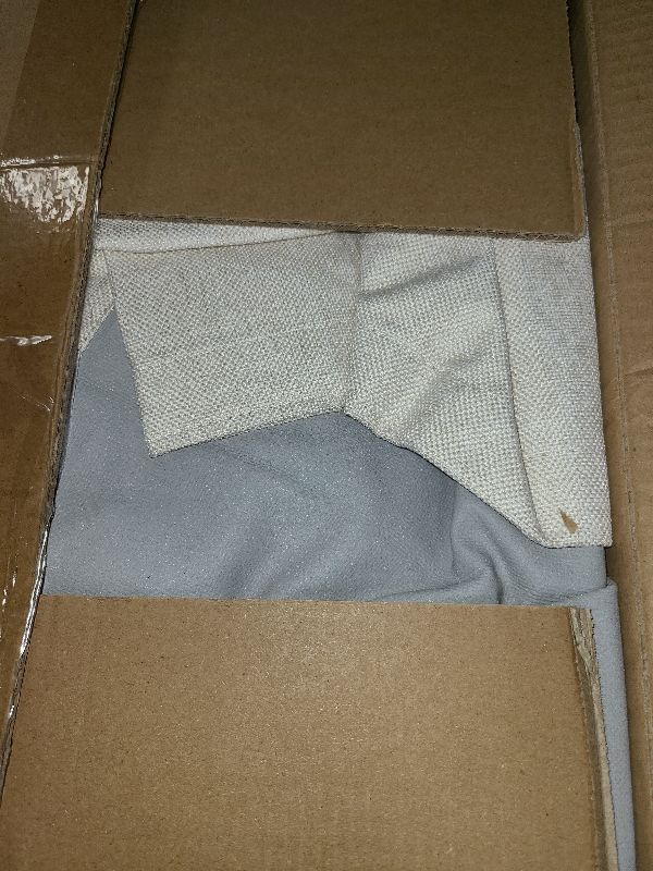View 2 of 100% Blackout Shield Linen Pinch Pleated Curtains, Blackout Curtains 96 Inch Long 2 Panel Set, Pleated Drapes with Hooks for Bedroom & Living Room, 40" W x 96" L, Cream