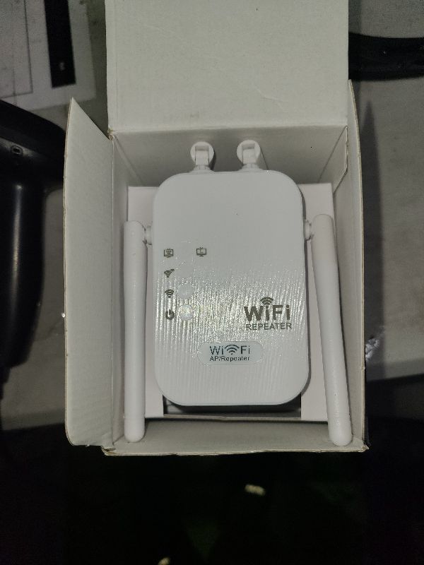 Photo 1 of 2026 WiFi Extender Signal Booster - 2.4GHz 300Mbps WiFi Booster for Home, Easy Setup, Ethernet Port & Access Point, Stable Internet Performance with 45+ Devices