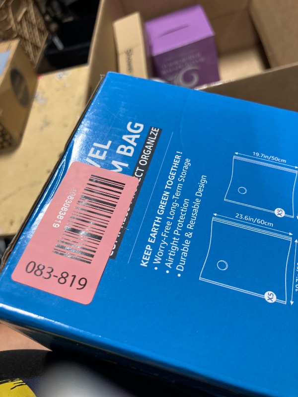 Photo 1 of 15 Packs Vacuum Bags for Travel with Rechargeable Pump, 3 Sizes Vacuum Seal Bags for Clothing, Compression Vacuum Travel Bags for Luggage, Vacuum Packing Bags for Closet Organization